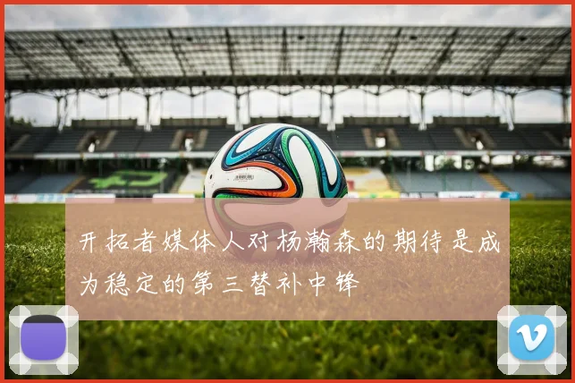 开拓者媒体人对杨瀚森的期待是成为稳定的第三替补中锋